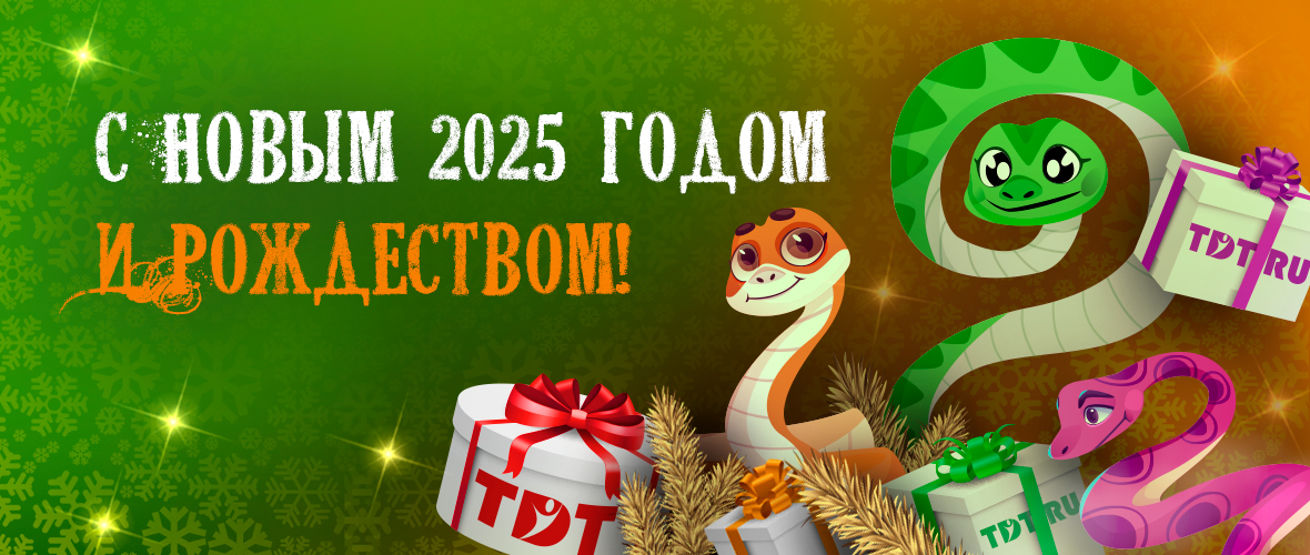 С Новым 2025 годом и Рождеством!