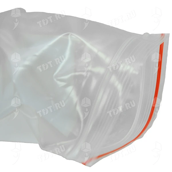 Пакеты Zip Lock с полосой для надписи, 100*150 мм, 60 мкм, 100 шт.