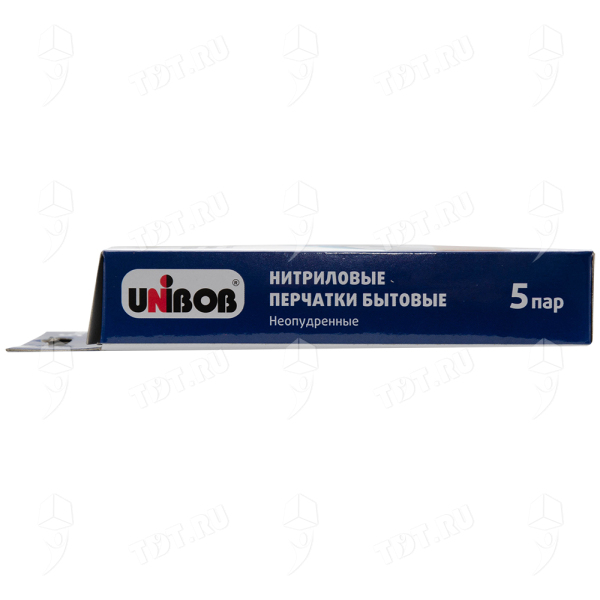 Перчатки нитриловые универсальные Unibob, 5 пар