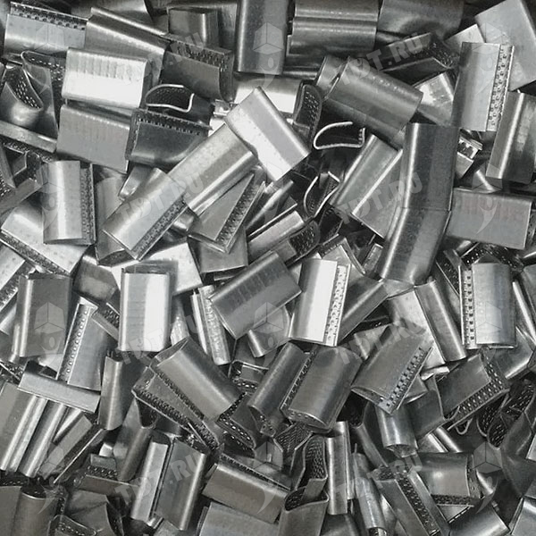 Скобы металлические для ПЭТ ленты, 13 мм, 1000 шт./уп.