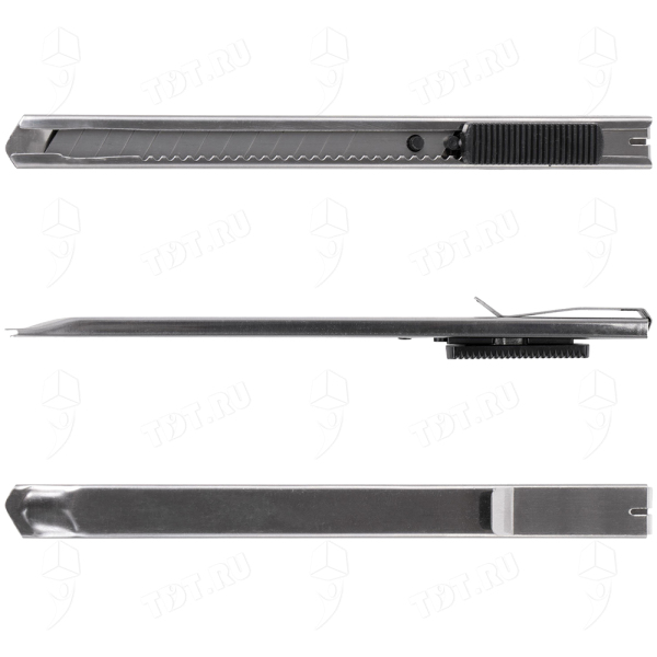 Нож канцелярский STAFF, металл, 9 мм