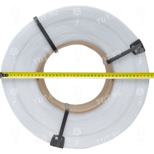 Стреппинг лента полипропиленовая (ПП), 12мм*0.6мм*3000м, белая