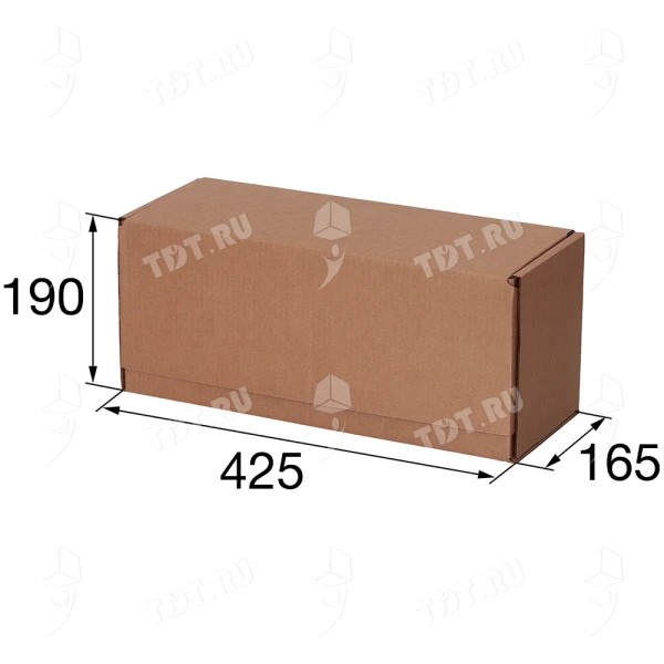 Почтовый короб тип «В», 425*165*190 мм, T23, 100% целлюлоза